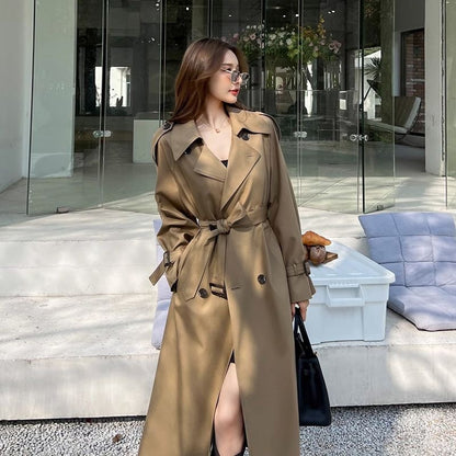 H3083 Casual trench coat