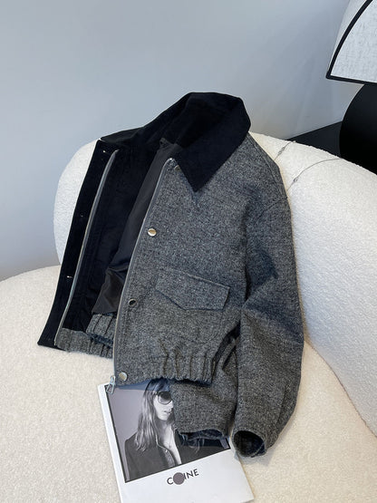 H3122 Korean style hoodie jacket