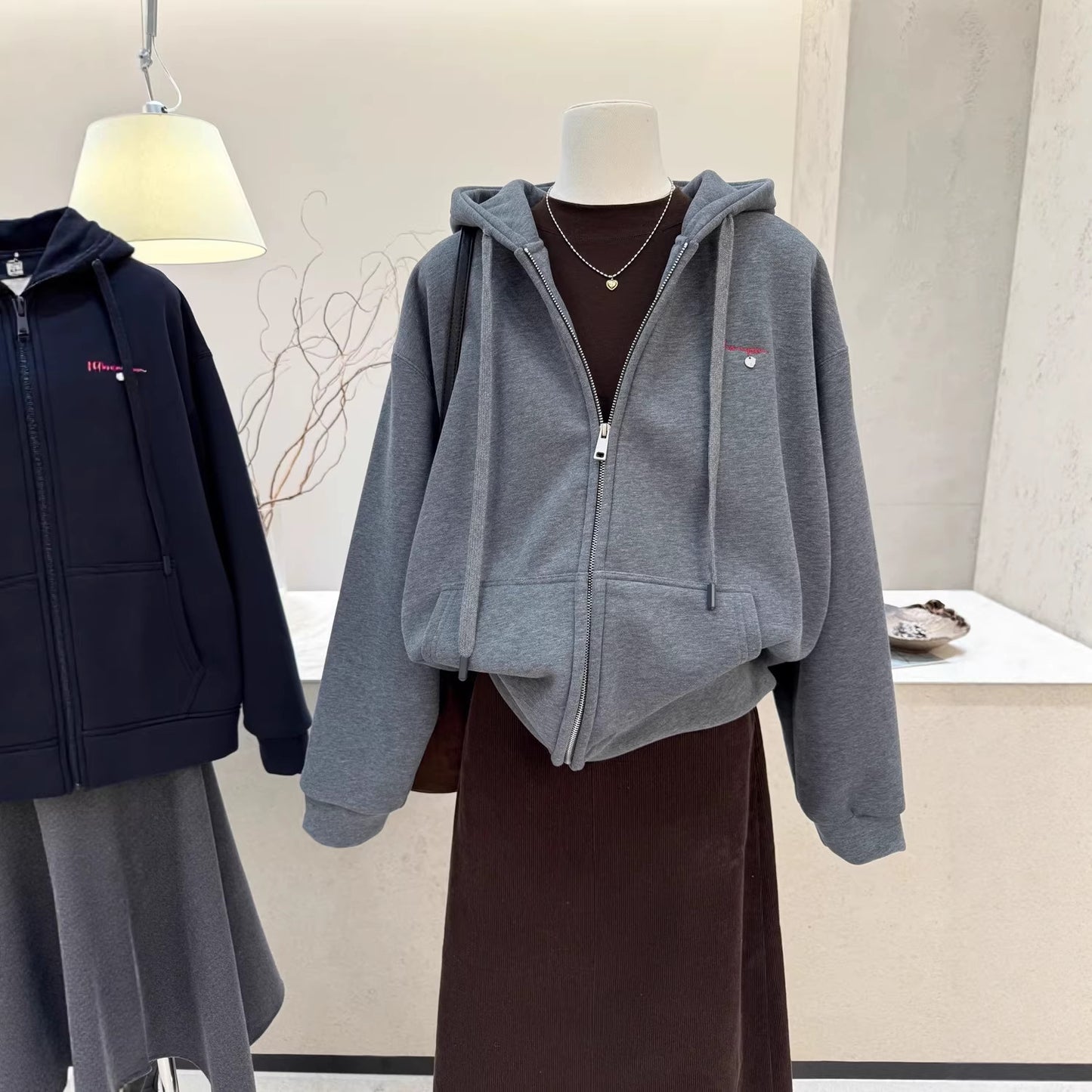 H3137 Casual trench coat