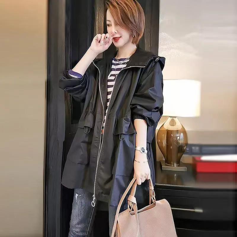 H3140 Casual trench coat