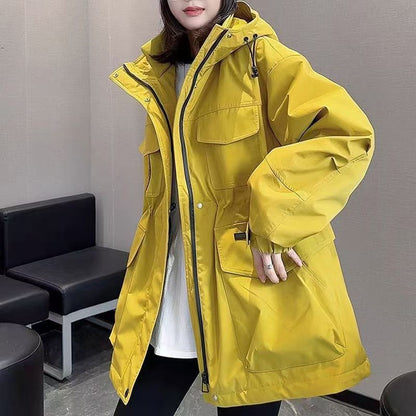 H3143 Casual trench coat