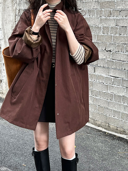 H3168 Casual trench coat
