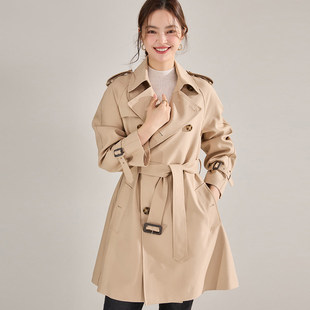 H3171 Casual trench coat
