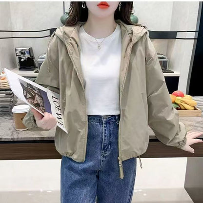 H3173 Casual trench coat