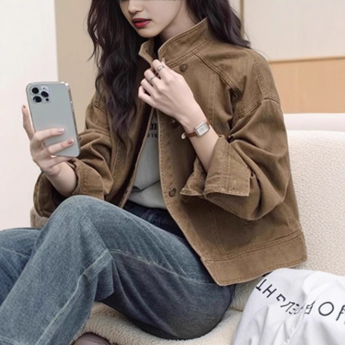 H3178 Casual trench coat