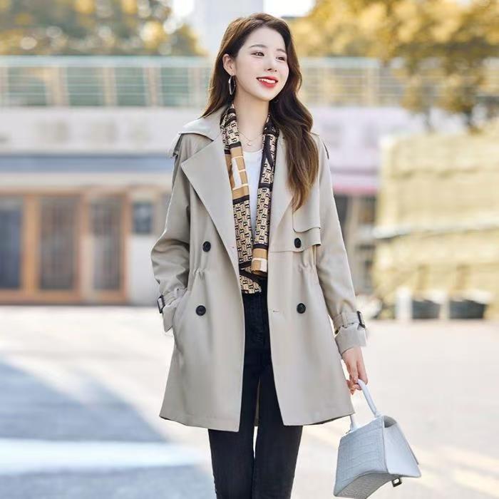 H3190 Women's trench coat