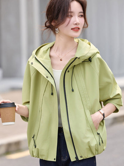 H3195 Women's trench coat