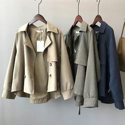 H3219 stylish trench coat