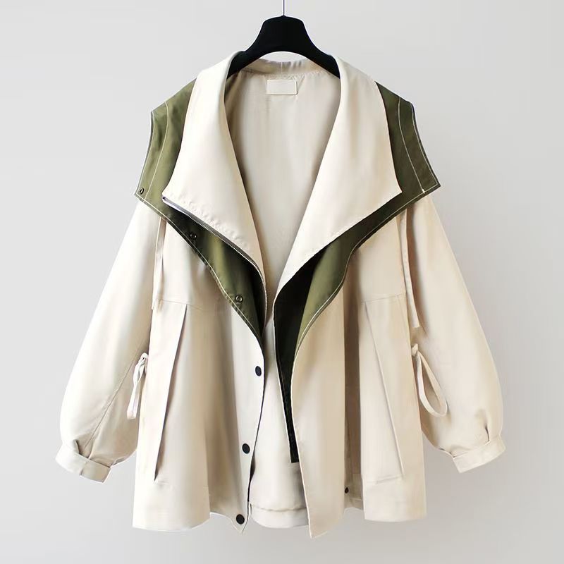 H3217 Casual and stylish trench coat