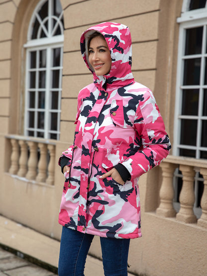 H3334 Warm cotton-padded coat