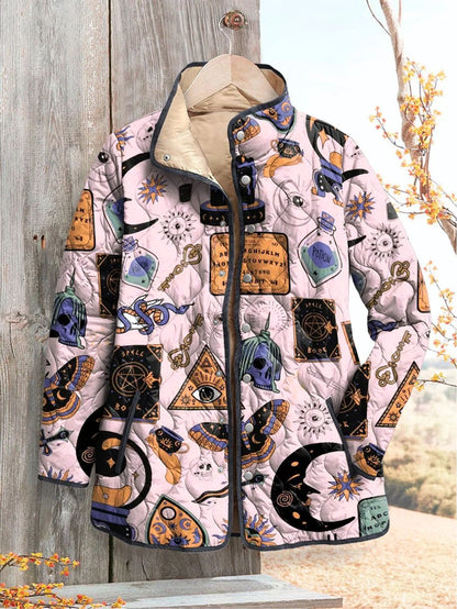 H3342 Warm cotton-padded coat