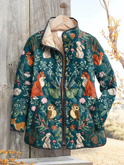 H3345 Warm cotton-padded coat