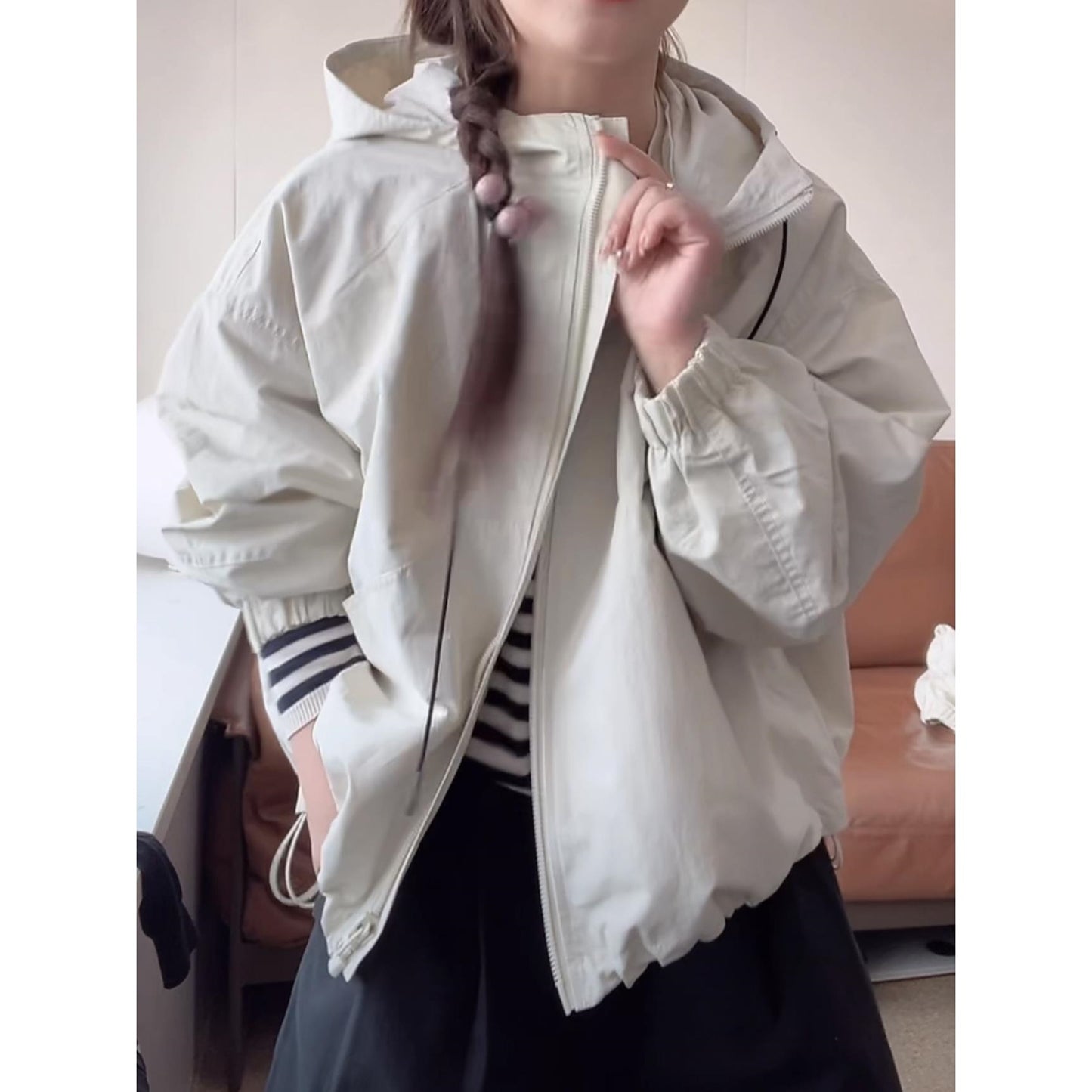 H3404 trench coat jacket