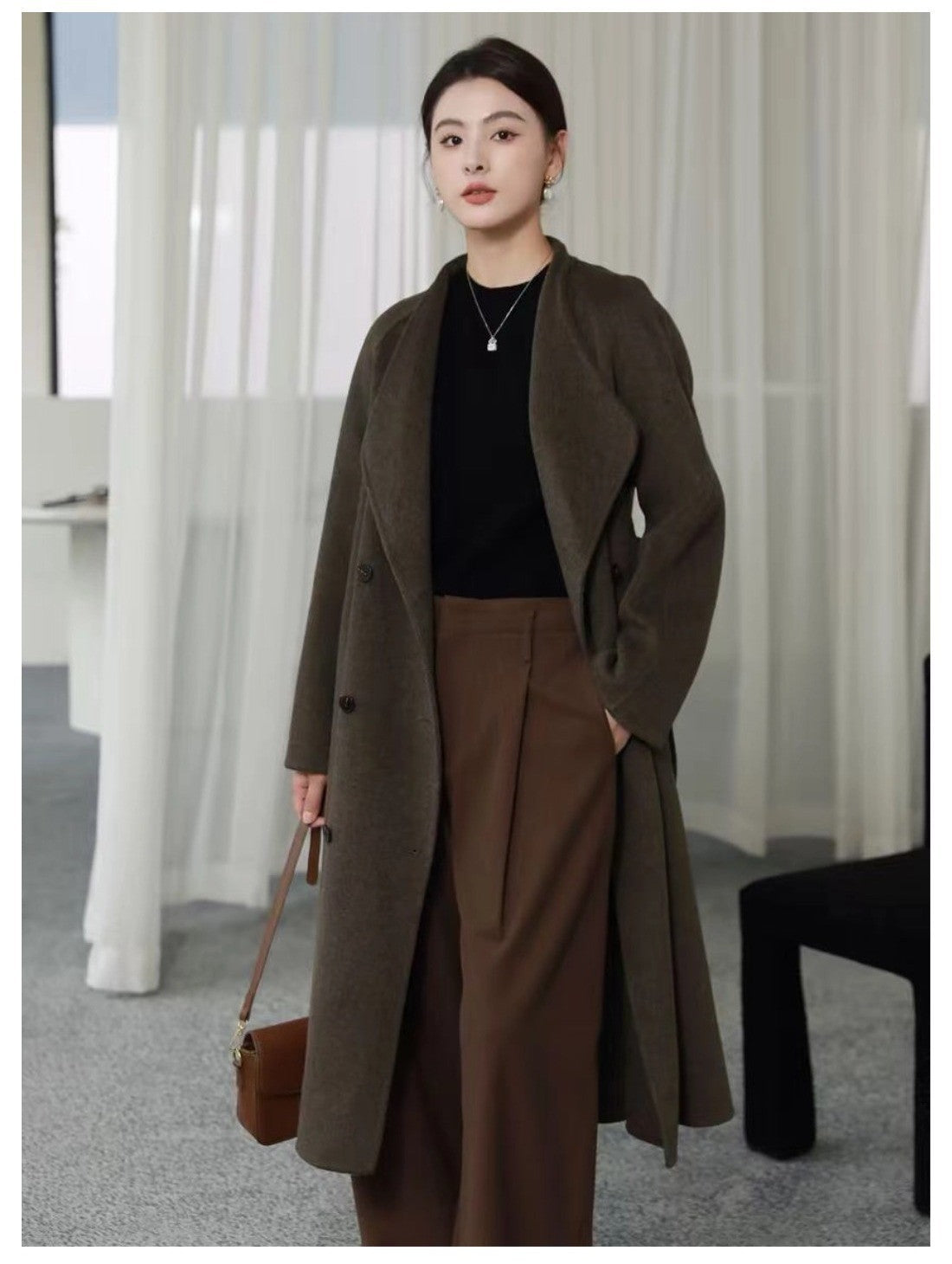 H3784 cashmere coat