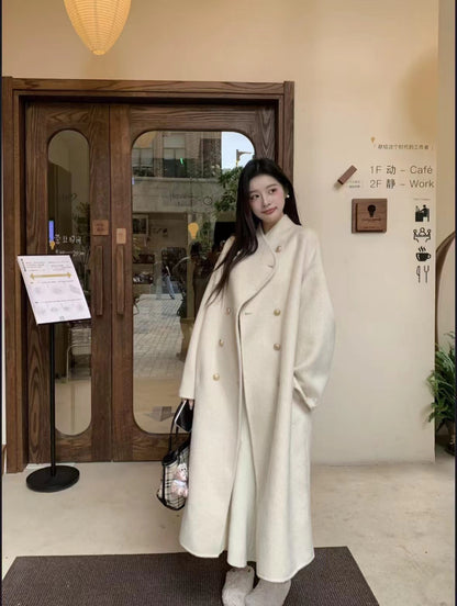 H3849 Women's cashmere coat
