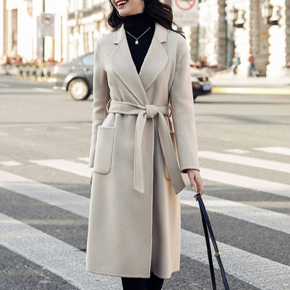 H3853 Women's cashmere coat