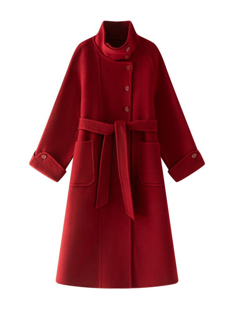 H3856 Women's cashmere coat