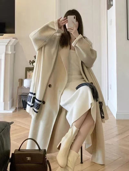 H3862 Women's cashmere coat