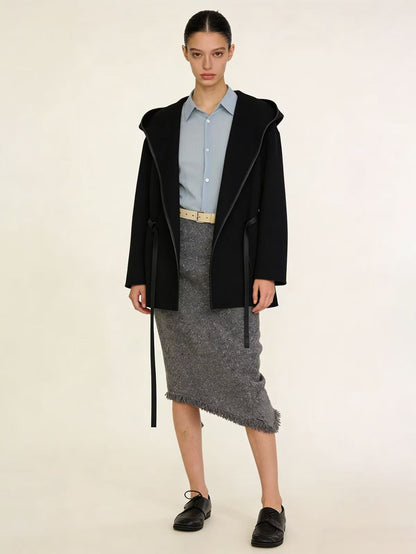 H3876 Women's cashmere coat