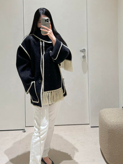 H3878 Women's cashmere coat