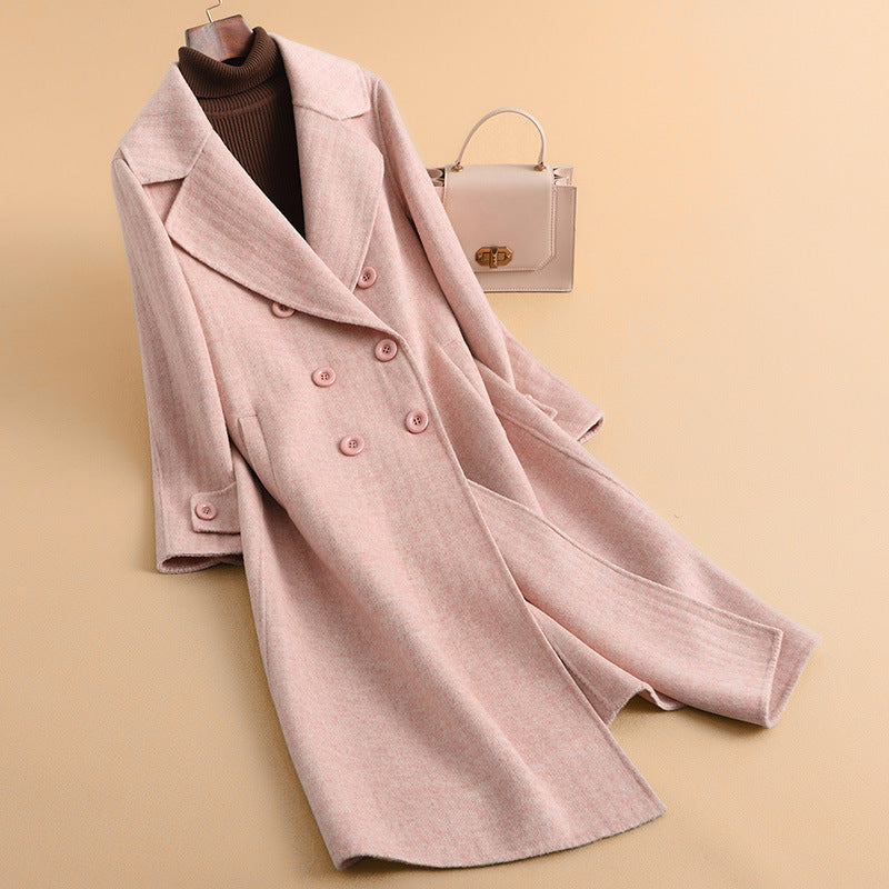 H3881 Women's cashmere coat