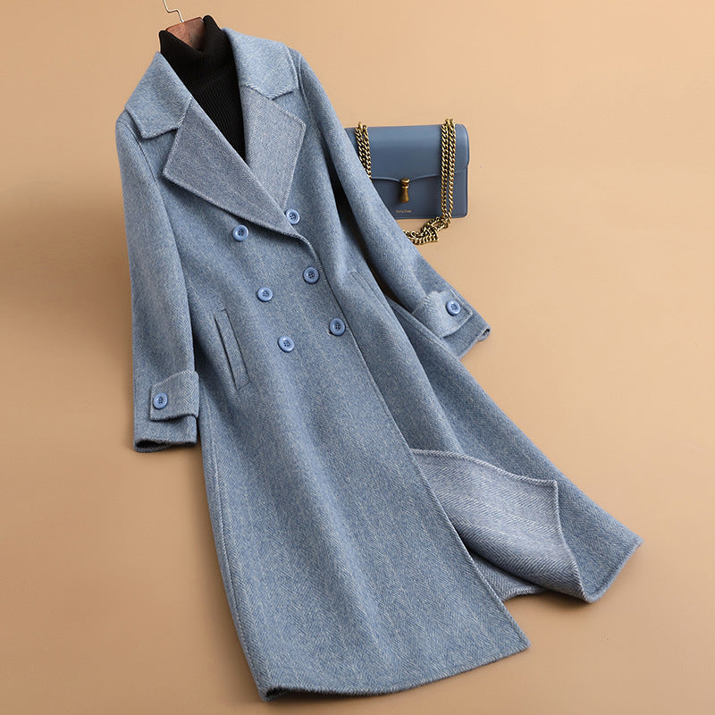 H3884 Women's cashmere coat