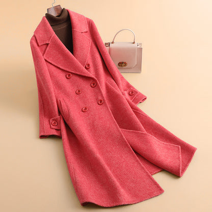 H3884 Women's cashmere coat