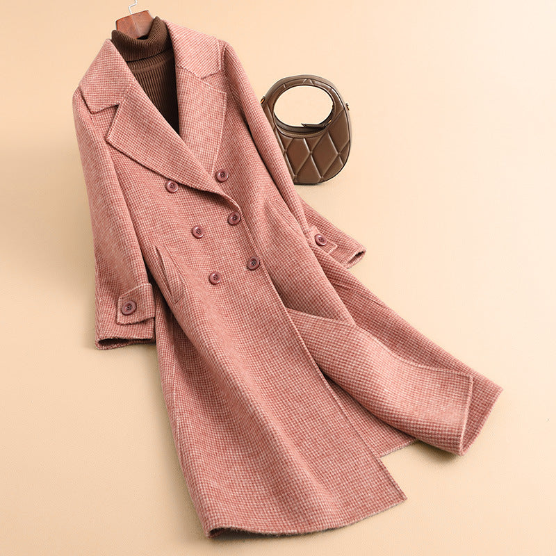 H3886 Women's cashmere coat
