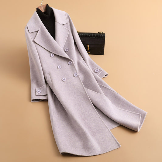 H3888 Women's cashmere coat
