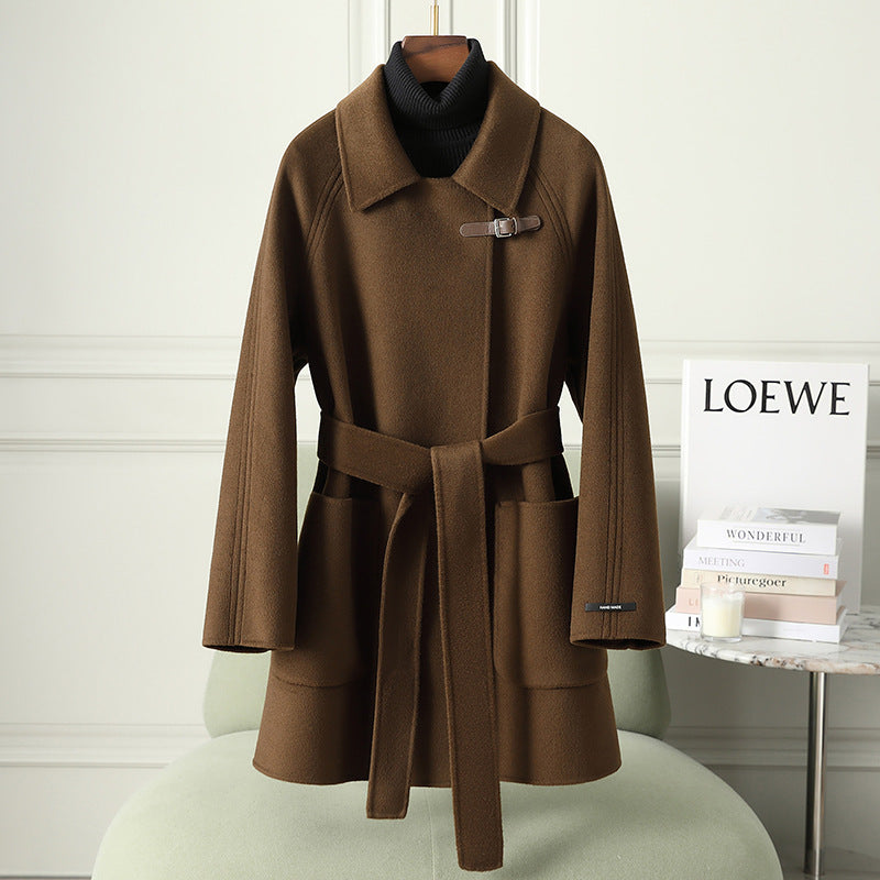 H3889 Women's cashmere coat