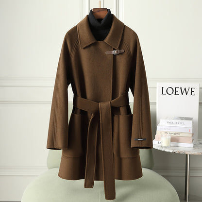H3889 Women's cashmere coat