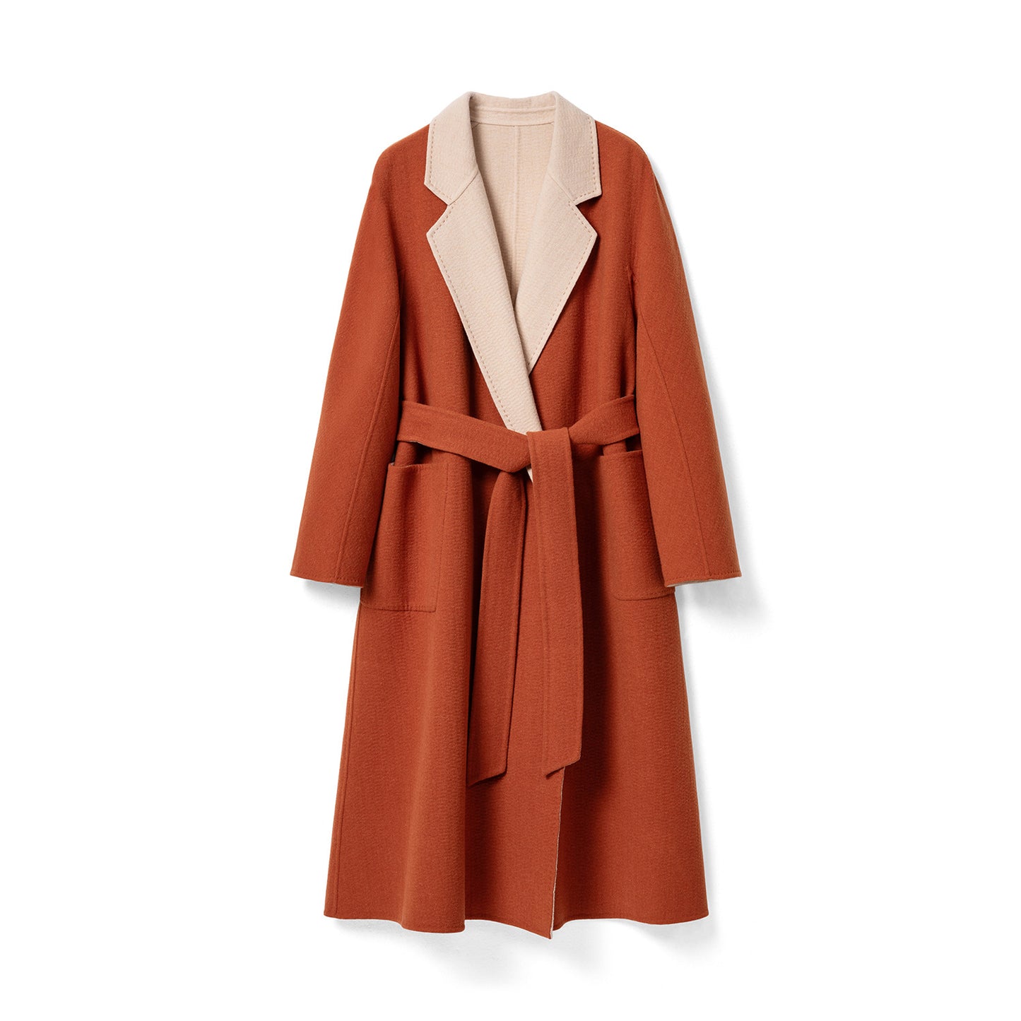 H3895 Women's cashmere coat