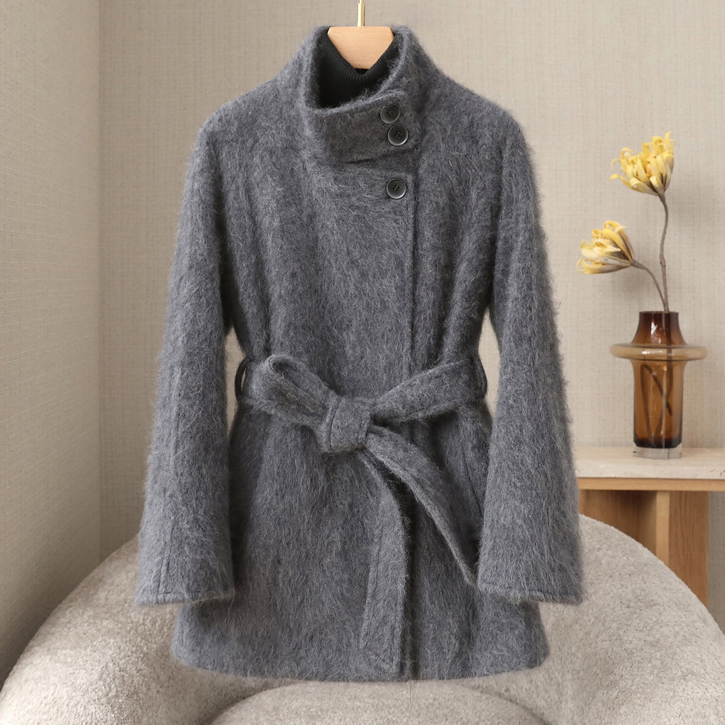 H3922 Women's cashmere coat