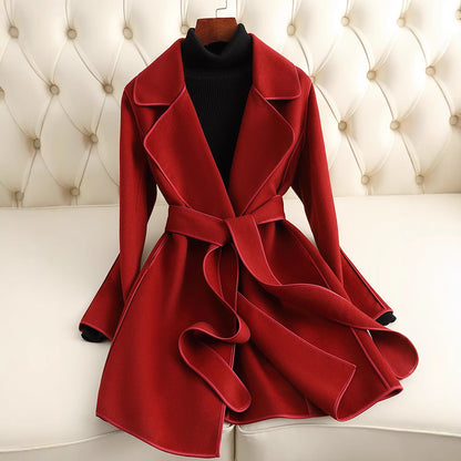 H3930 Women's cashmere coat