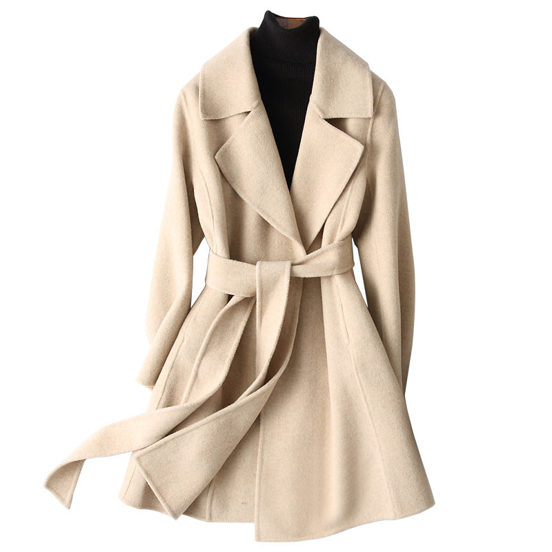 H3930 Women's cashmere coat