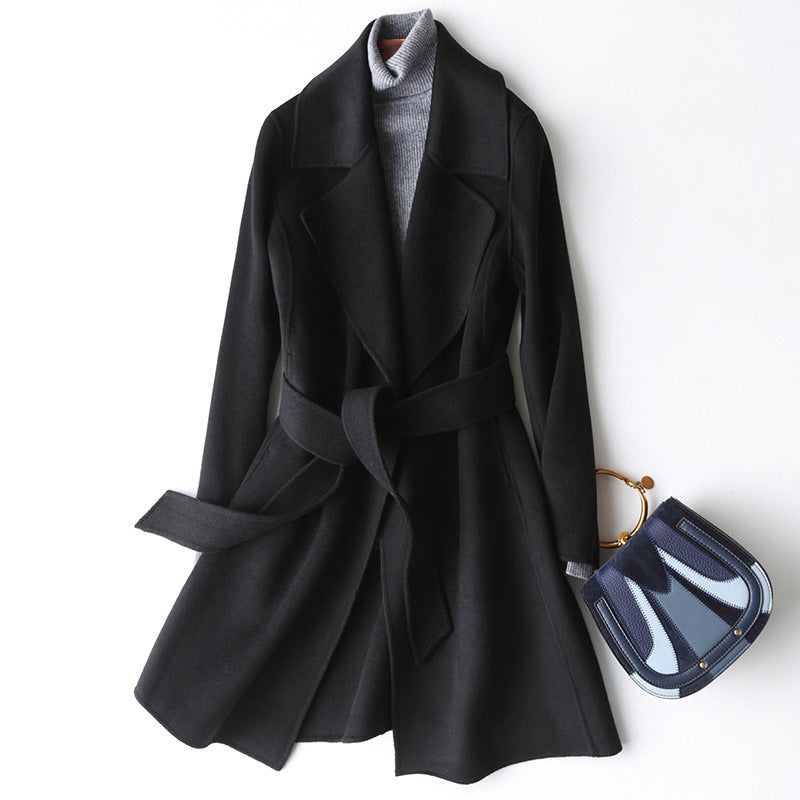 H3932 Women's cashmere coat