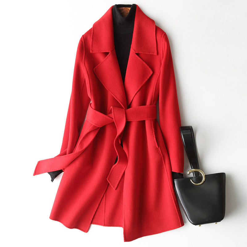 H3932 Women's cashmere coat