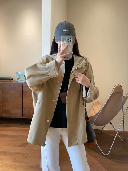 H3956 Women's trench coat