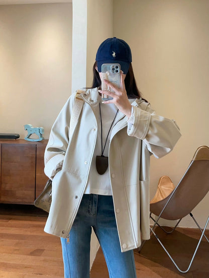 H3955 Women's trench coat