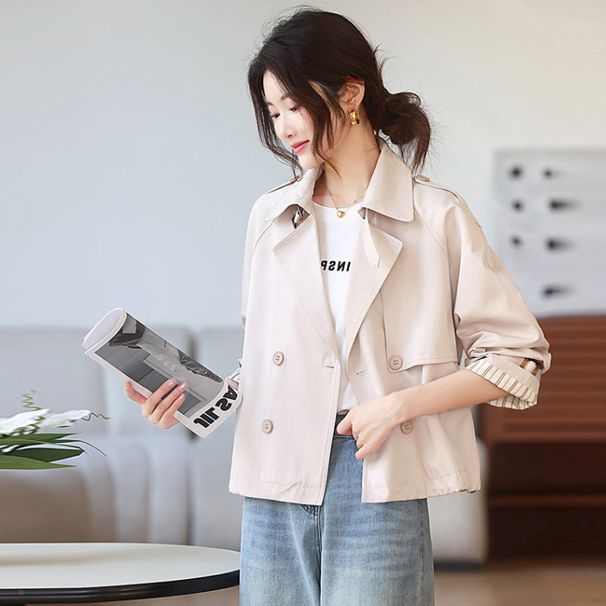 H3959 Women's trench coat