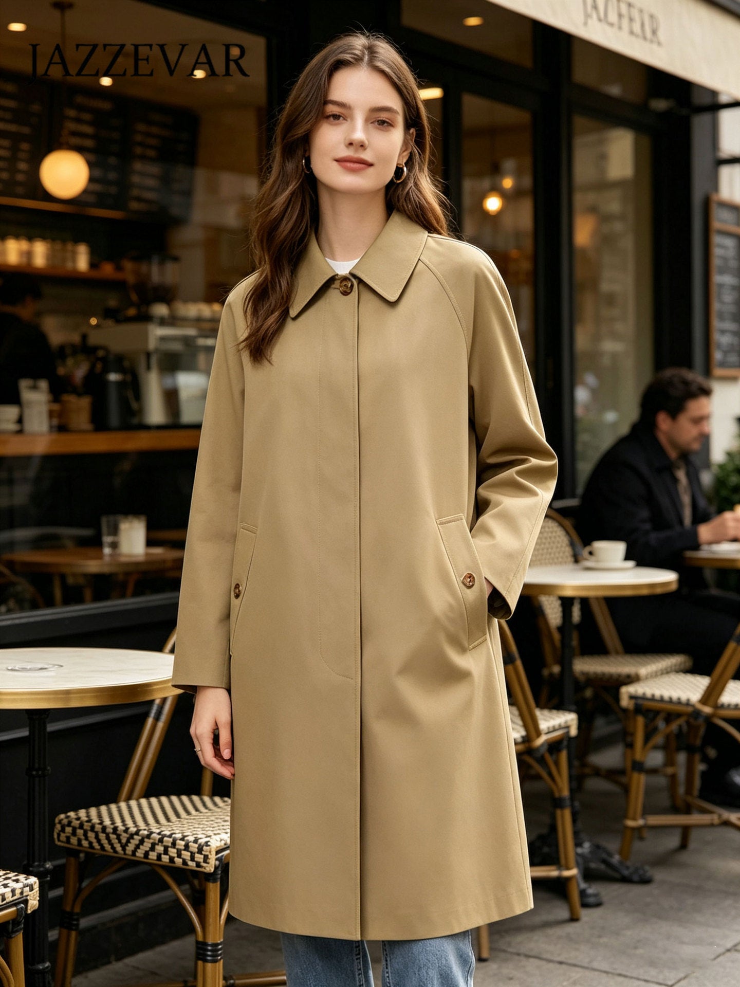 H4058 Women's trench coat