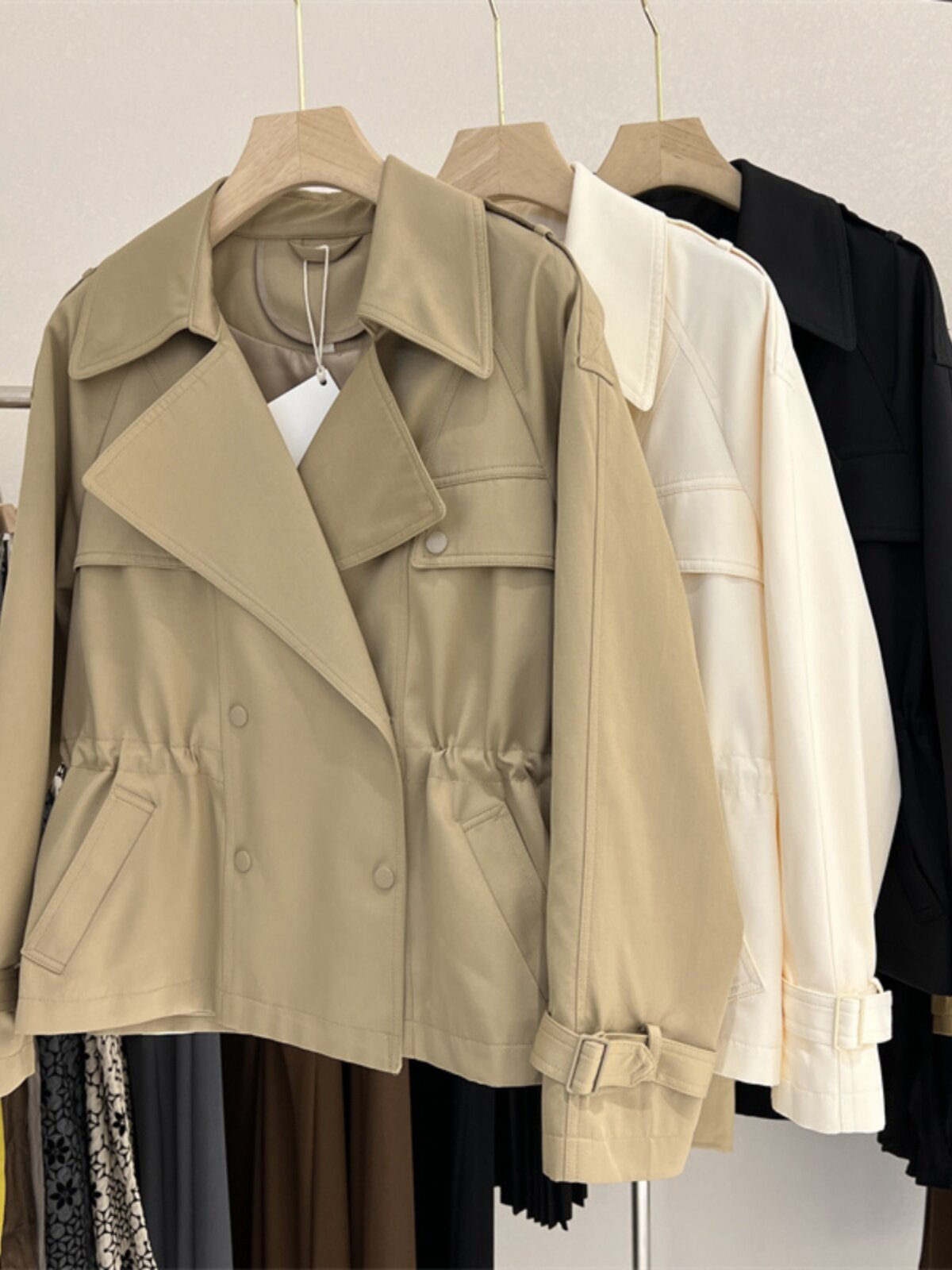 H4086 Women's trench coat