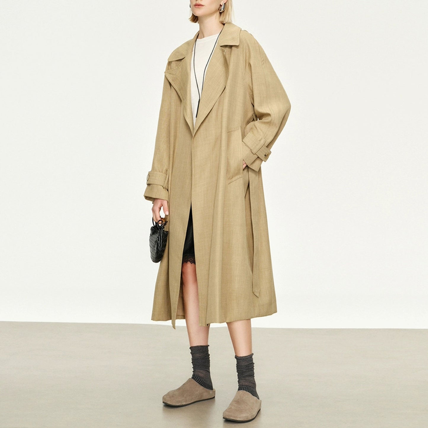 H4111 Women's trench coat
