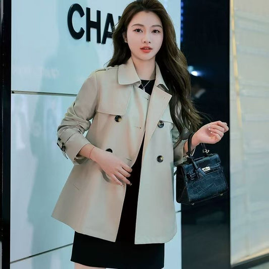H4137 cashmere trench coat