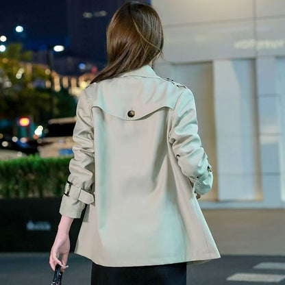H4138 cashmere trench coat
