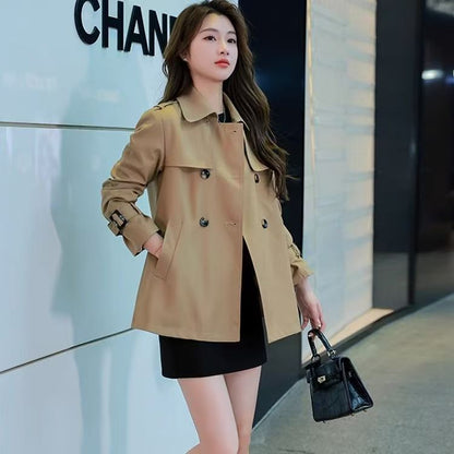 H4137 cashmere trench coat