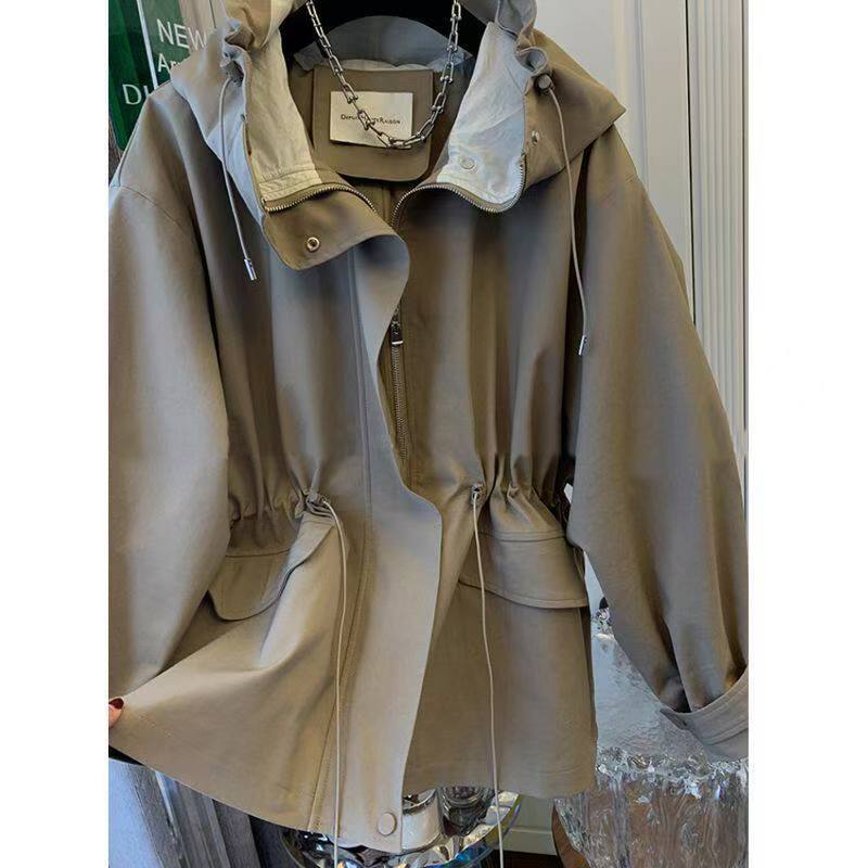 H4155 cashmere trench coat