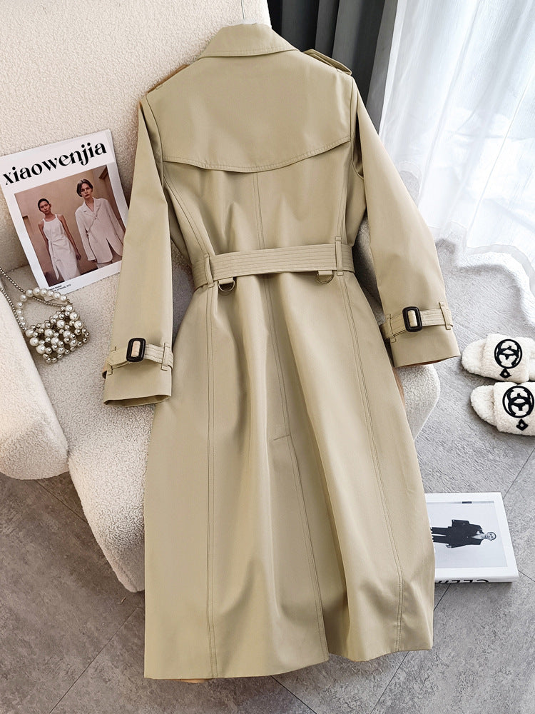 H4158 cashmere trench coat