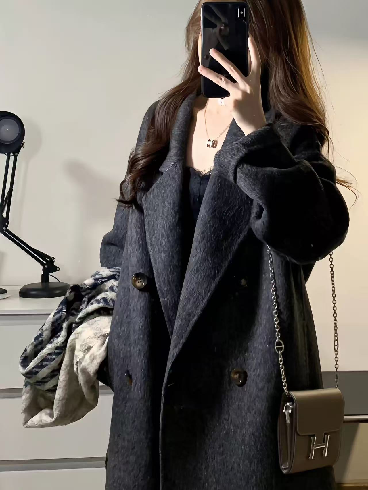 H4249 cashmere coat