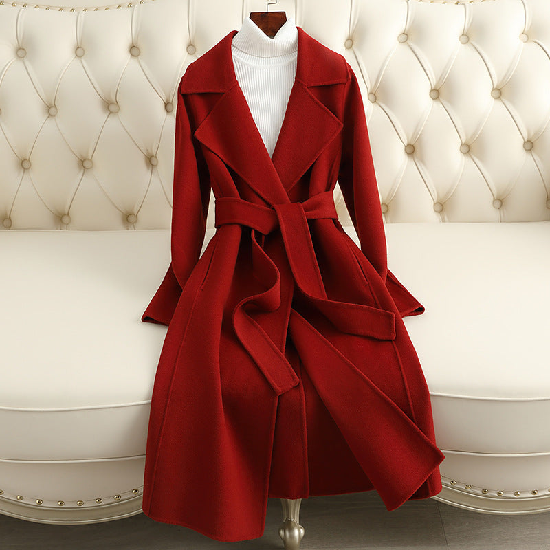H4285 Women's wool coat